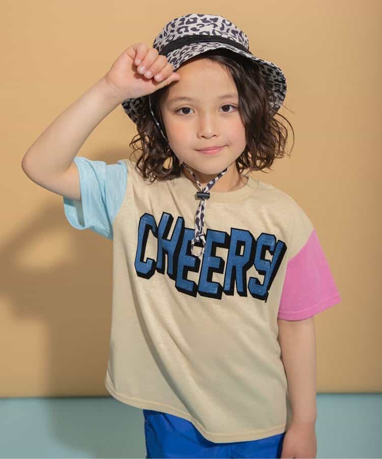 Japanese children's clothing BREEZE quick-drying series printed short-sleeved tops 80-150cm boys'/girls' summer TOPS