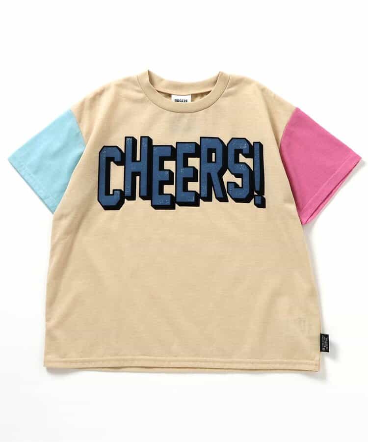 Japanese children's clothing BREEZE quick-drying series printed short-sleeved tops 80-150cm boys'/girls' summer TOPS