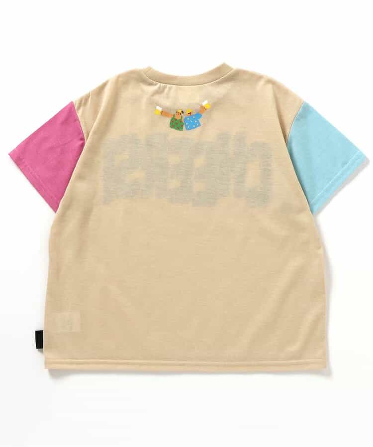 Japanese children's clothing BREEZE quick-drying series printed short-sleeved tops 80-150cm boys'/girls' summer TOPS