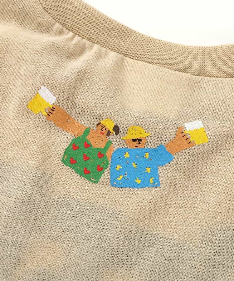 Japanese children's clothing BREEZE quick-drying series printed short-sleeved tops 80-150cm boys'/girls' summer TOPS