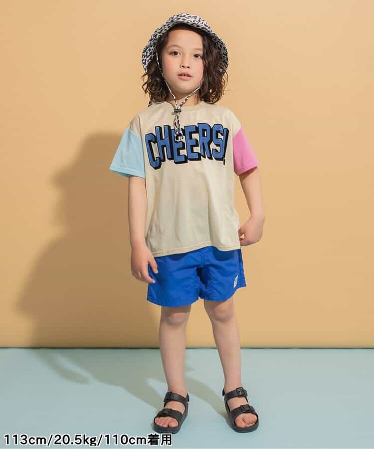 Japanese children's clothing BREEZE quick-drying series printed short-sleeved tops 80-150cm boys'/girls' summer TOPS