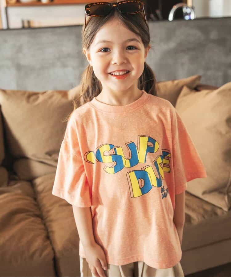 BREEZE Japanese children's clothing holiday style printed tops 80-150cm boys/girls summer TOPS