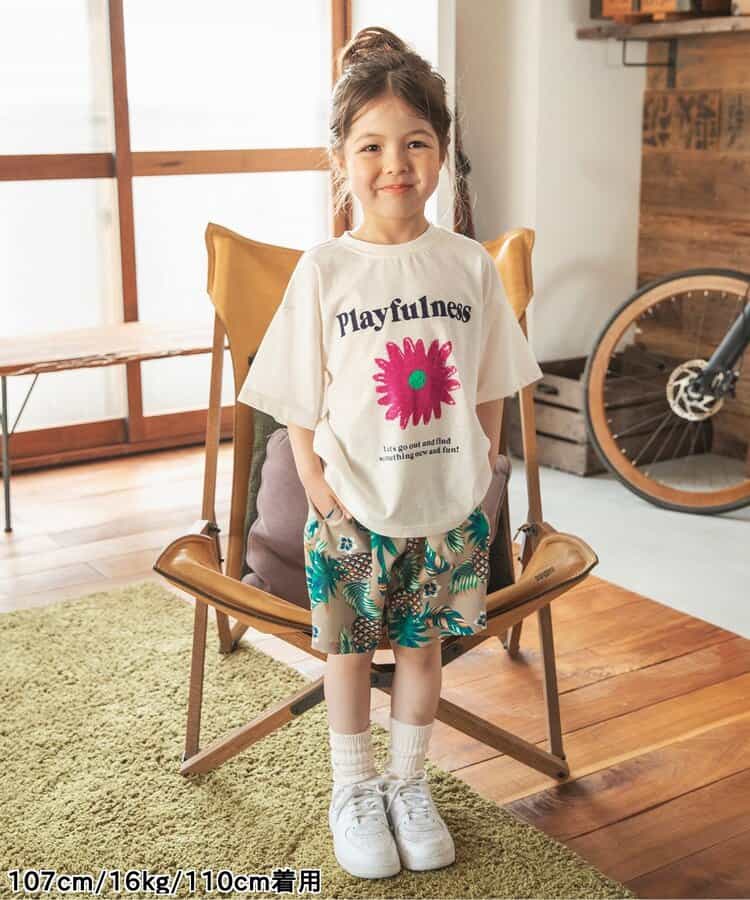 BREEZE Japanese children's clothing holiday style printed tops 80-150cm boys/girls summer TOPS