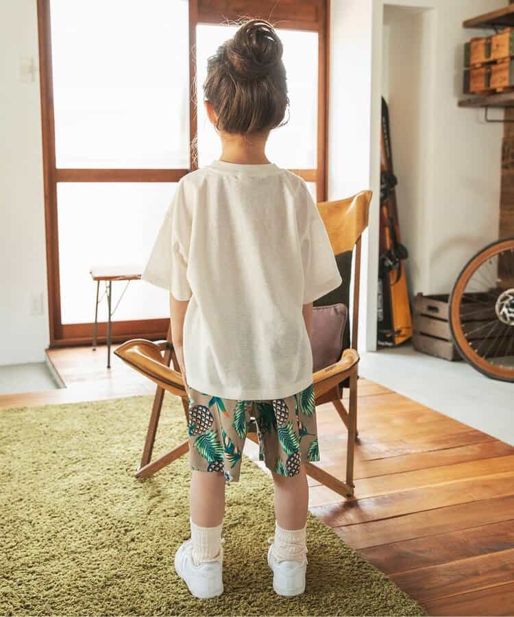 BREEZE Japanese children's clothing holiday style printed tops 80-150cm boys/girls summer TOPS