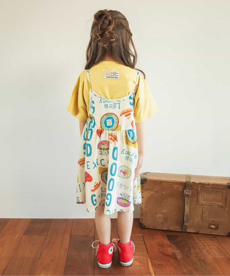 BREEZE Japanese Kids' Vacation Style Embroidered Tops (80-140cm) for Boys and Girls Summer PANTS