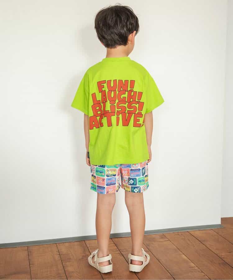 Japanese children's clothing BREEZE printed short-sleeved tops 80-150cm boys/girls summer TOPS