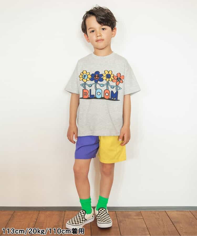 Japanese children's clothing BREEZE printed short-sleeved tops 80-150cm boys/girls summer TOPS