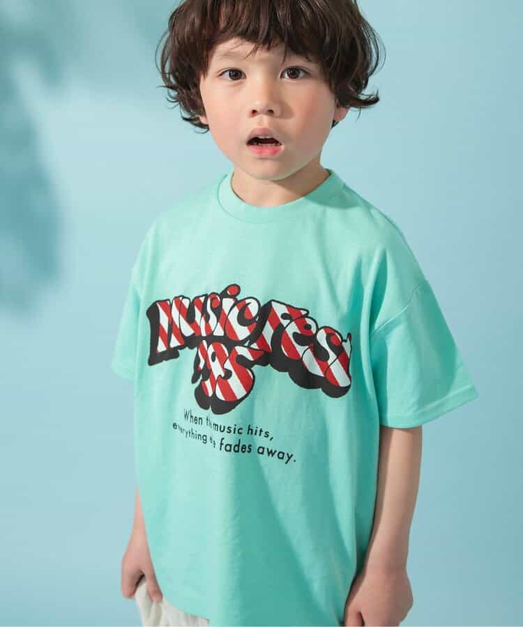 Japanese children's clothing BREEZE printed short-sleeved tops 80-150cm boys/girls summer TOPS