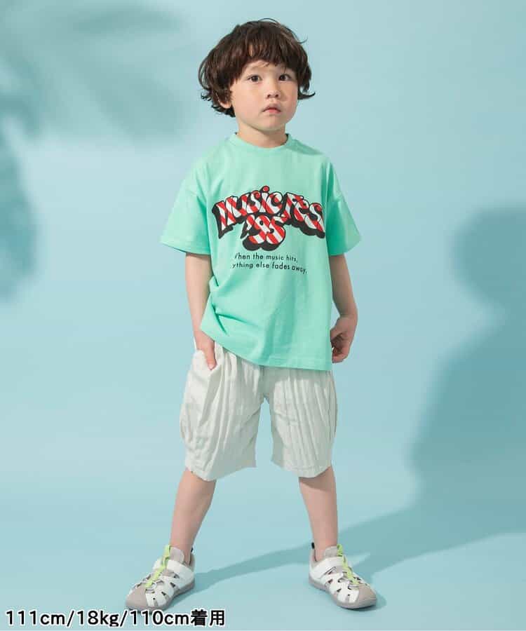 Japanese children's clothing BREEZE printed short-sleeved tops 80-150cm boys/girls summer TOPS