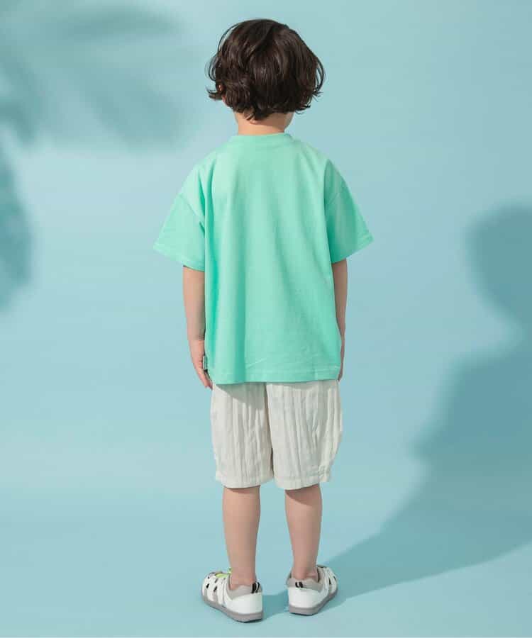 Japanese children's clothing BREEZE printed short-sleeved tops 80-150cm boys/girls summer TOPS