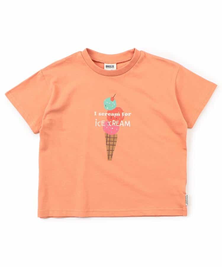 Japanese children's clothing BREEZE printed short-sleeved tops 80-150cm boys/girls summer TOPS