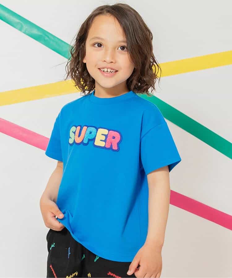 Japanese children's clothing BREEZE 3D fur pattern top 80-140cm boys/girls summer TOPS