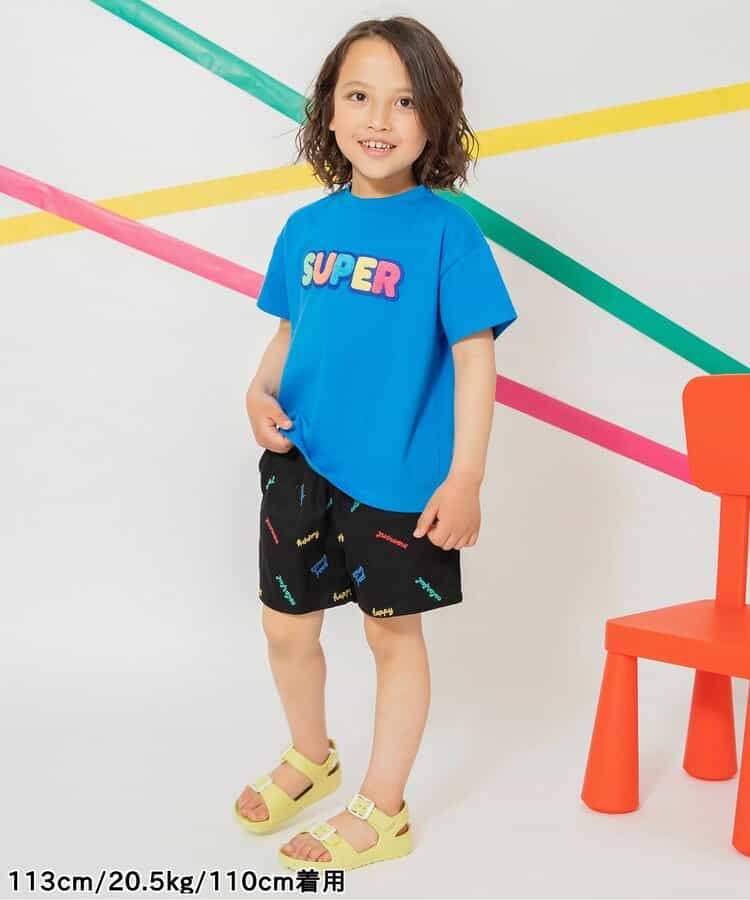 Japanese children's clothing BREEZE 3D fur pattern top 80-140cm boys/girls summer TOPS