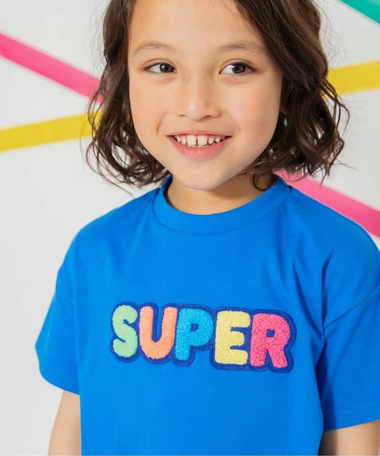 Japanese children's clothing BREEZE 3D fur pattern top 80-140cm boys/girls summer TOPS