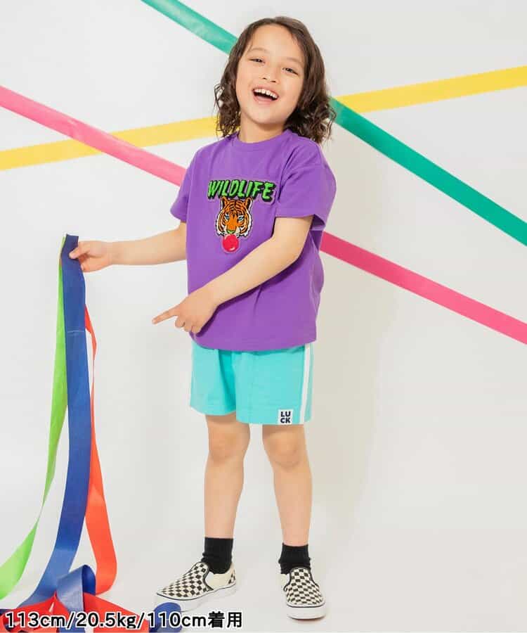 Japanese children's clothing BREEZE 3D fur pattern top 80-140cm boys/girls summer TOPS
