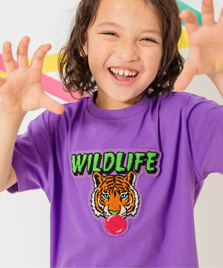 Japanese children's clothing BREEZE 3D fur pattern top 80-140cm boys/girls summer TOPS
