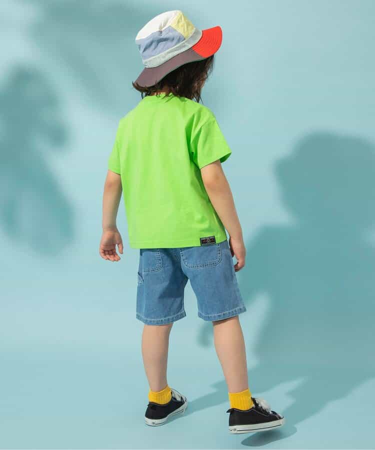 Japanese children's clothing BREEZE 3D fur pattern top 80-140cm boys/girls summer TOPS