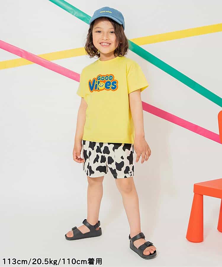 Japanese children's clothing BREEZE 3D fur pattern top 80-140cm boys/girls summer TOPS