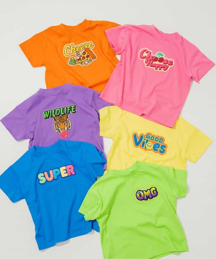Japanese children's clothing BREEZE 3D fur pattern top 80-140cm boys/girls summer TOPS