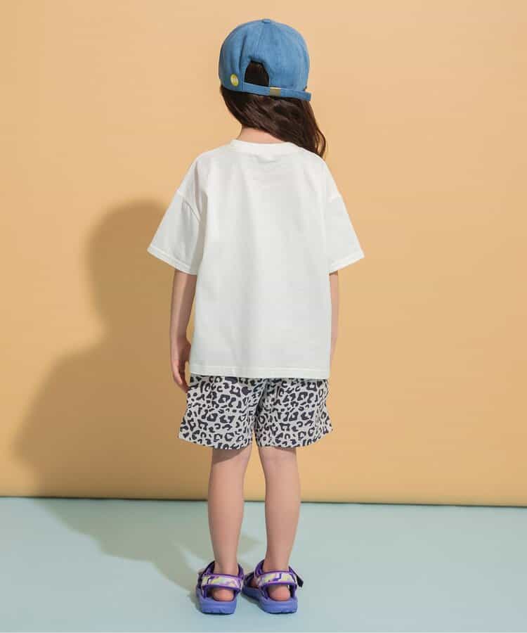 Japanese children's clothing BREEZE floral print top 80-150cm boys/girls summer TOPS