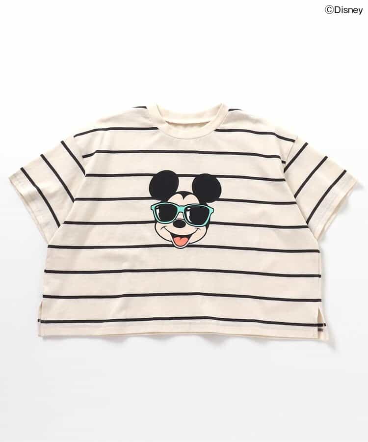 Japanese children's clothing BREEZE x Disney printed tops 80-140cm boys/girls summer TOPS