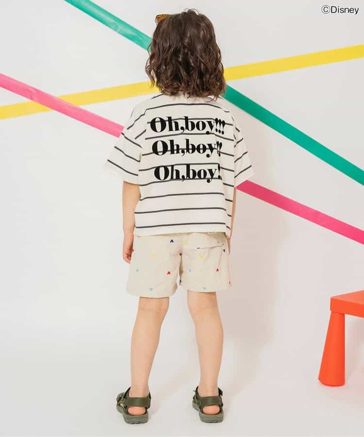 Japanese children's clothing BREEZE x Disney printed tops 80-140cm boys/girls summer TOPS