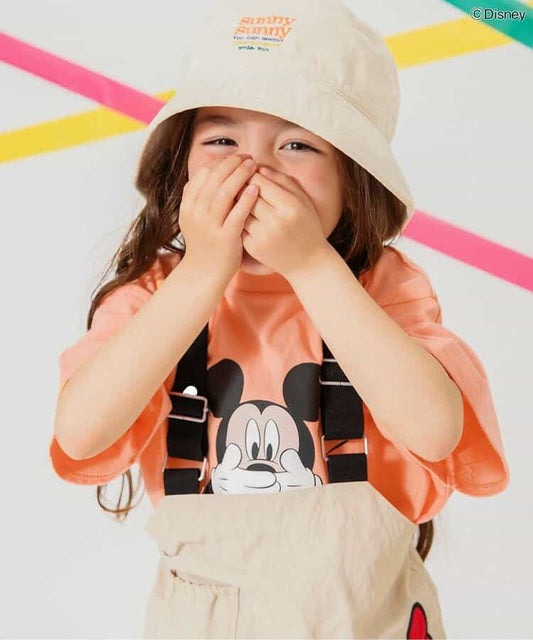 Japanese children's clothing BREEZE x Disney printed tops 80-140cm boys/girls summer TOPS