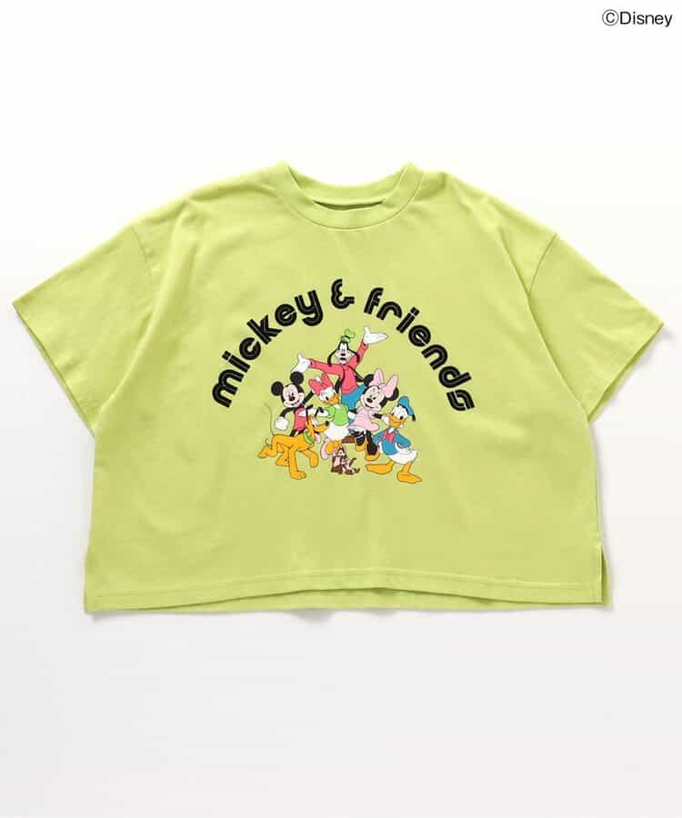 Japanese children's clothing BREEZE x Disney printed tops 80-140cm boys/girls summer TOPS