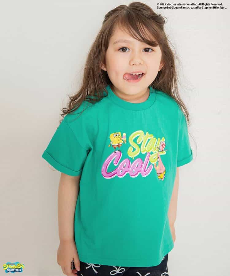 BREEZE x SpongeBob SquarePants Print Tops (80-140cm) for Boys and Girls (Summer)