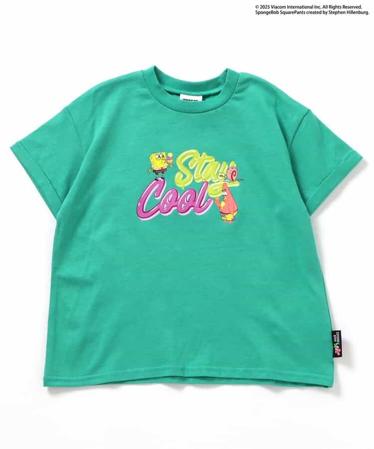 BREEZE x SpongeBob SquarePants Print Tops (80-140cm) for Boys and Girls (Summer)