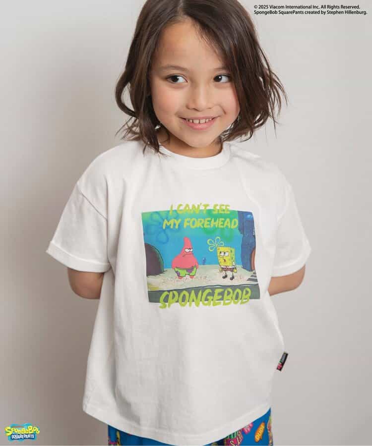 BREEZE x SpongeBob SquarePants Print Tops (80-140cm) for Boys and Girls (Summer)