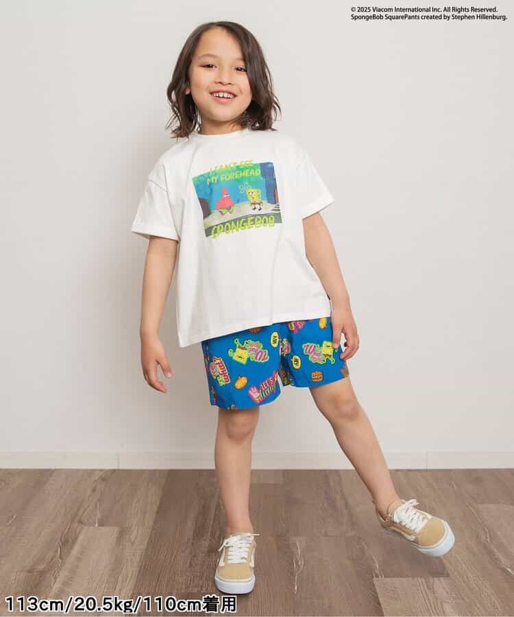 BREEZE x SpongeBob SquarePants Print Tops (80-140cm) for Boys and Girls (Summer)