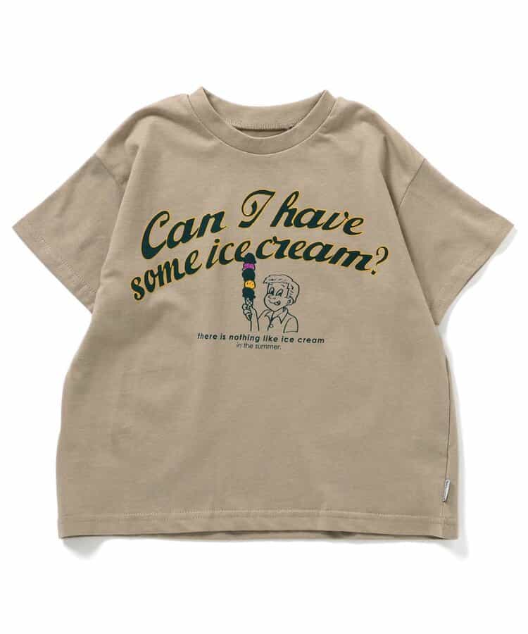Japanese children's clothing BREEZE printed tops 80-160cm boys/girls summer TOPS
