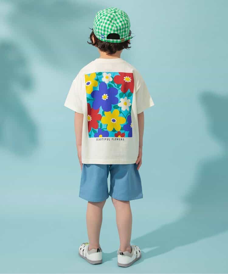 Japanese children's clothing BREEZE printed tops 80-160cm boys/girls summer TOPS