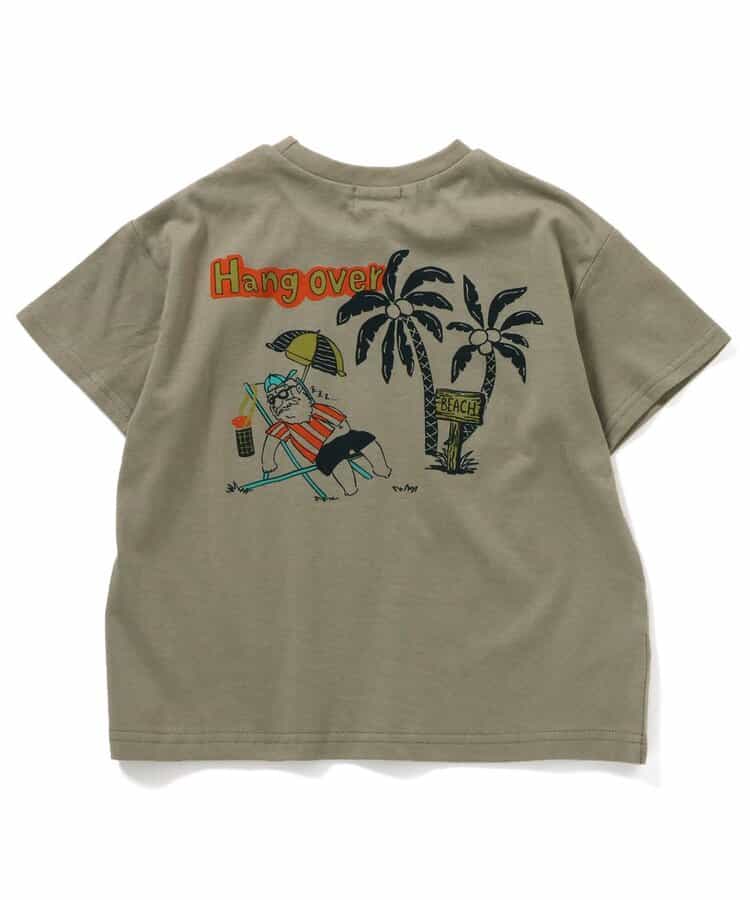 Japanese children's clothing BREEZE printed tops 80-160cm boys/girls summer TOPS