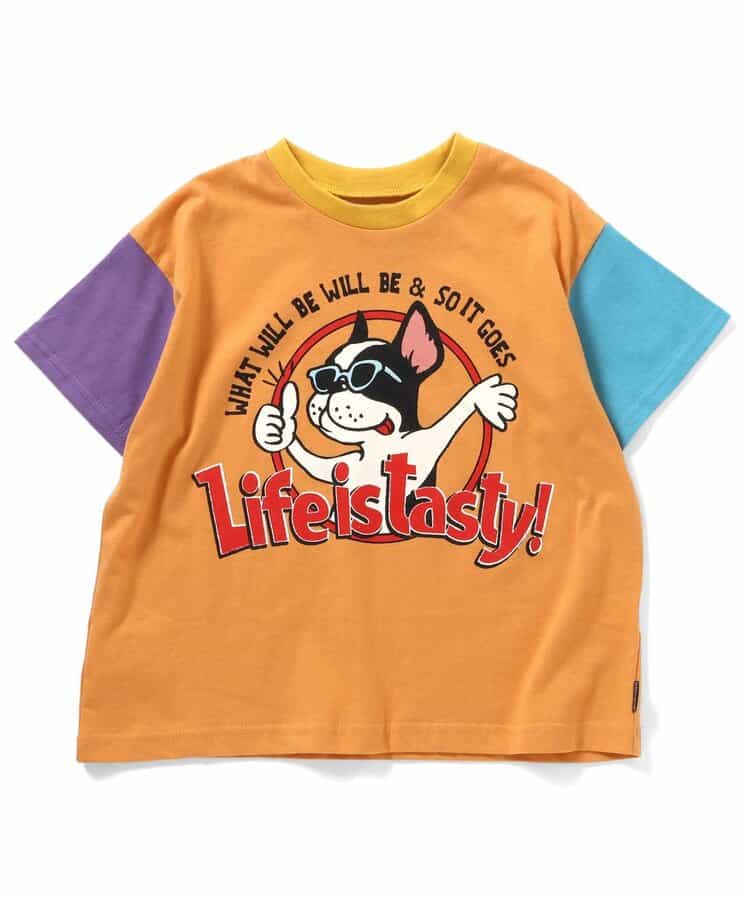 Japanese children's clothing BREEZE printed tops 80-160cm boys/girls summer TOPS