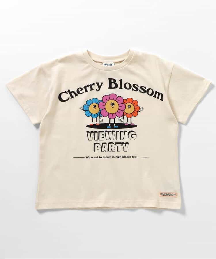 Japanese children's clothing BREEZE printed short-sleeved tops 80-140cm boys/girls summer TOPS