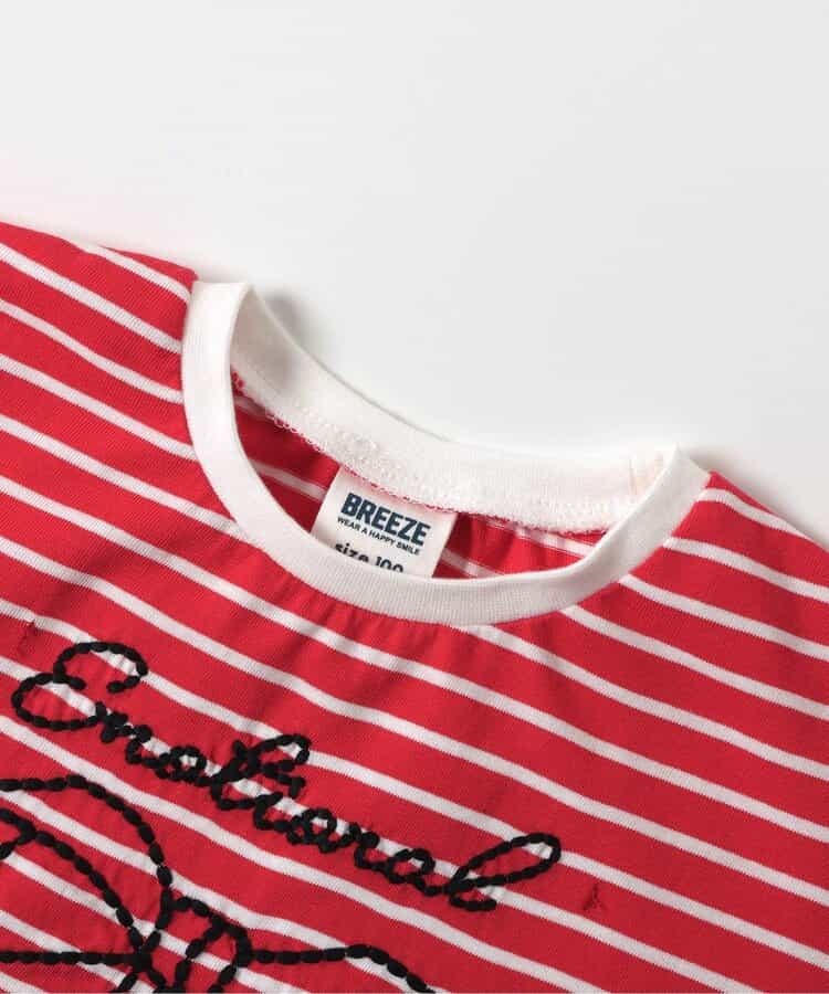 Japanese children's clothing BREEZE printed short-sleeved tops 80-140cm boys/girls summer TOPS