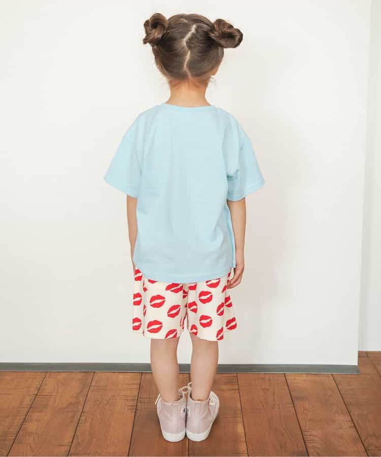 Japanese children's clothing BREEZE printed short-sleeved tops 80-140cm boys/girls summer TOPS