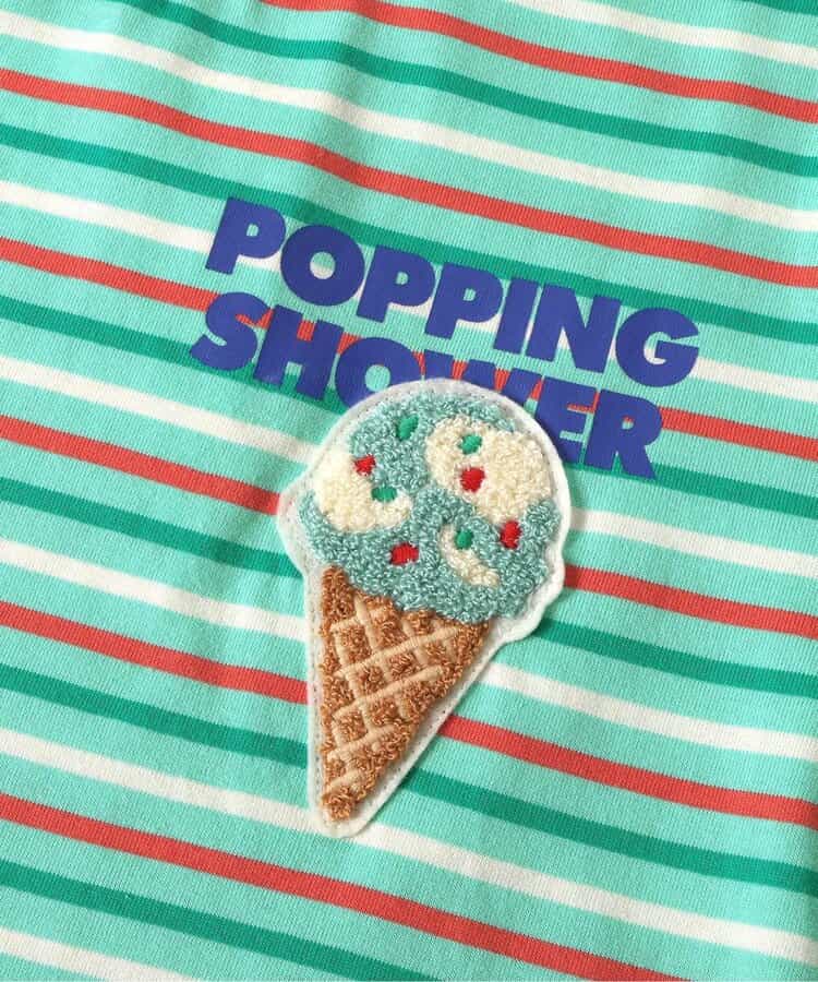 Japanese children's clothing BREEZE x Baskin-Robbins fur ice cream top 80-140cm boys/girls summer TOPS