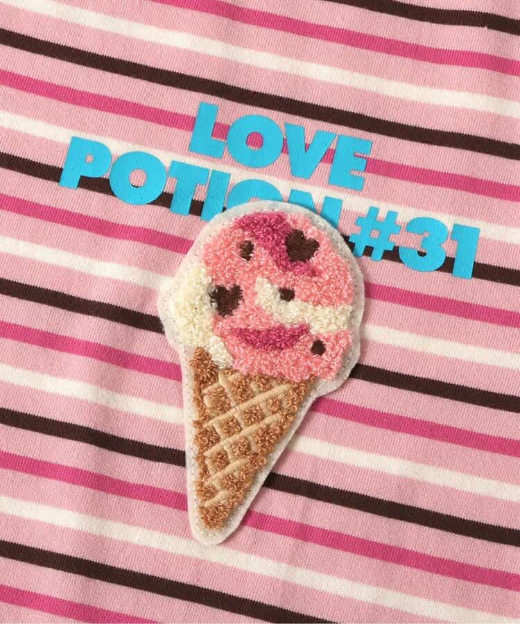 Japanese children's clothing BREEZE x Baskin-Robbins fur ice cream top 80-140cm boys/girls summer TOPS