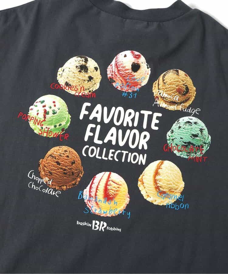 BREEZE x Baskin-Robbins Japanese Kids' Clothing: Ice Cream Print Top (M) (Adult Summer)
