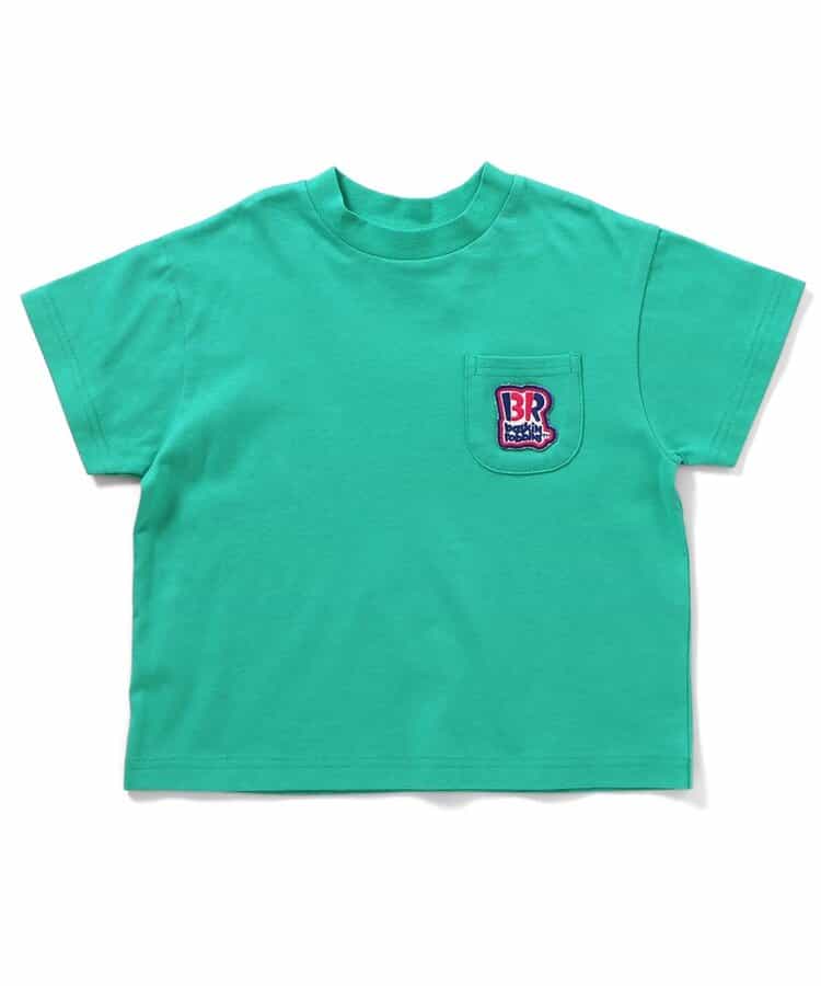 BREEZE x Baskin-Robbins Japanese Kids' Clothing: Ice Cream Print Tops (80-140cm) for Boys and Girls (Summer)