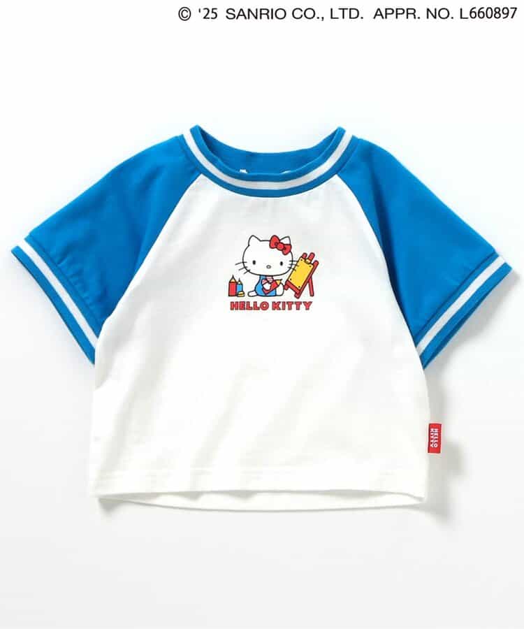 BREEZE x Sanrio Hello Kitty replica prints (80-140cm) for girls (Summer TOPS)