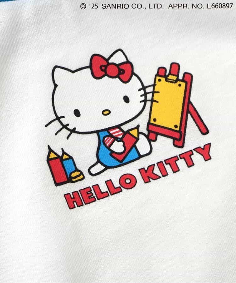 BREEZE x Sanrio Hello Kitty replica prints (80-140cm) for girls (Summer TOPS)