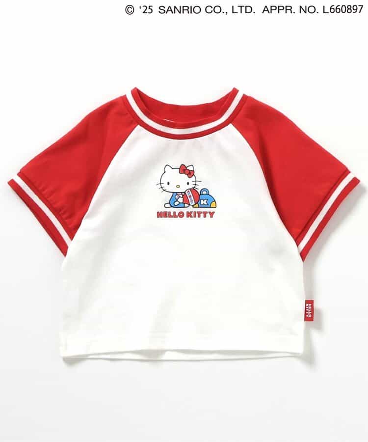 BREEZE x Sanrio Hello Kitty replica prints (80-140cm) for girls (Summer TOPS)