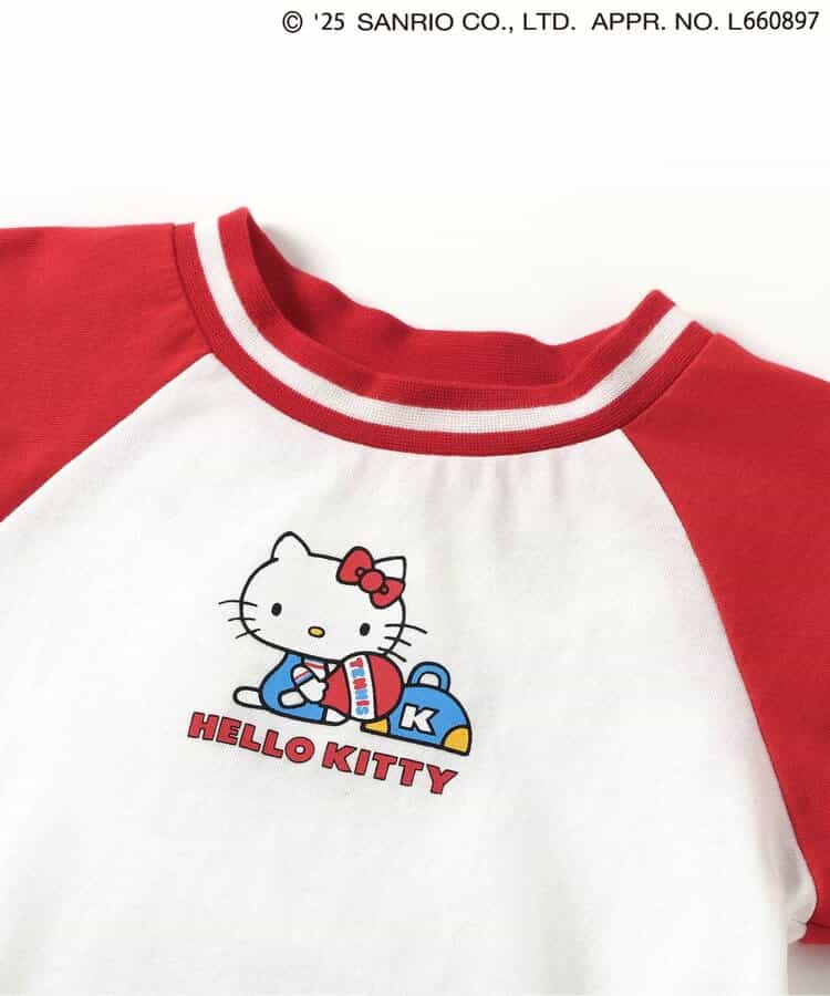 BREEZE x Sanrio Hello Kitty replica prints (80-140cm) for girls (Summer TOPS)