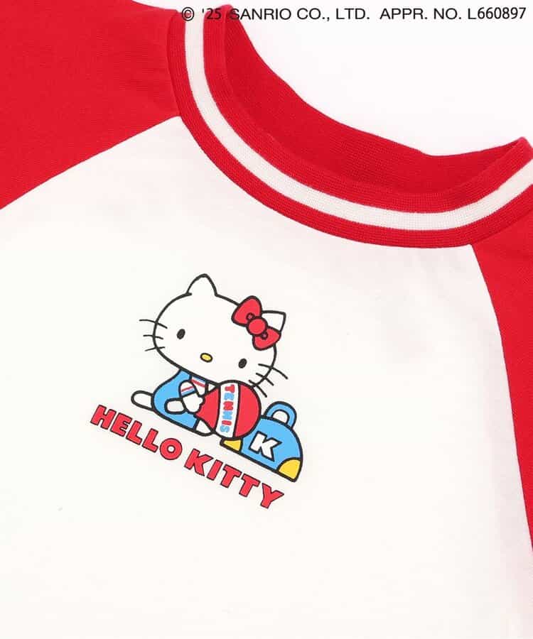 BREEZE x Sanrio Hello Kitty replica prints (80-140cm) for girls (Summer TOPS)