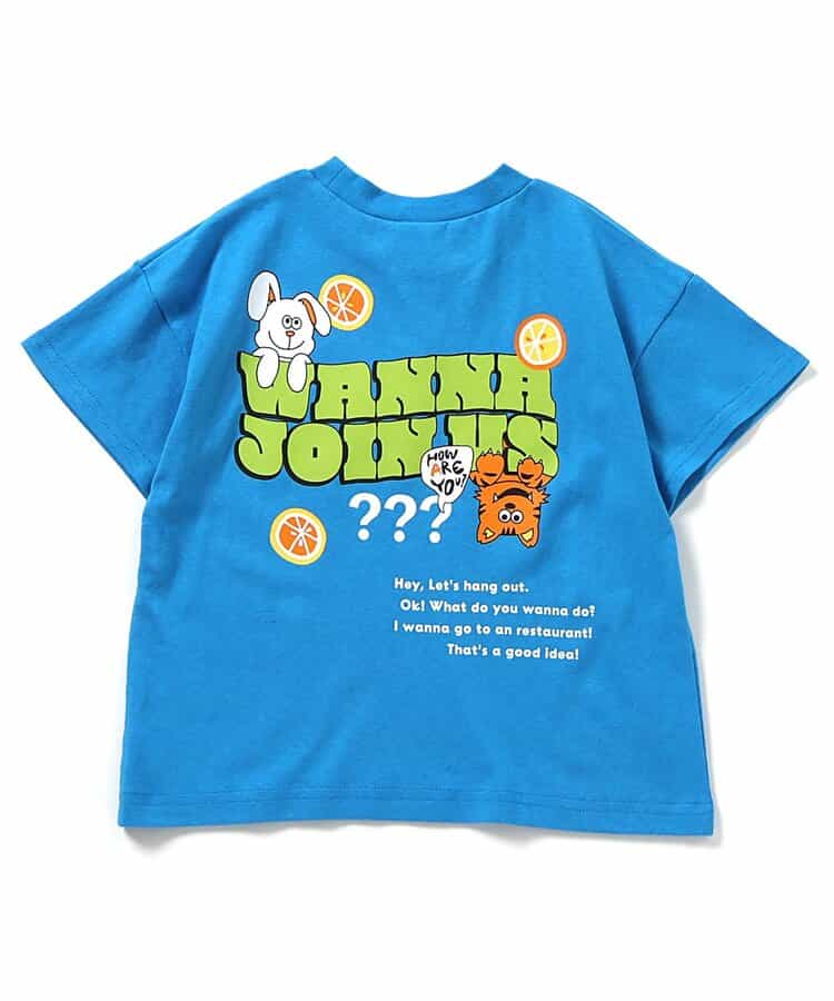 Japanese children's clothing BREEZE printed tops 80-140cm boys/girls summer TOPS
