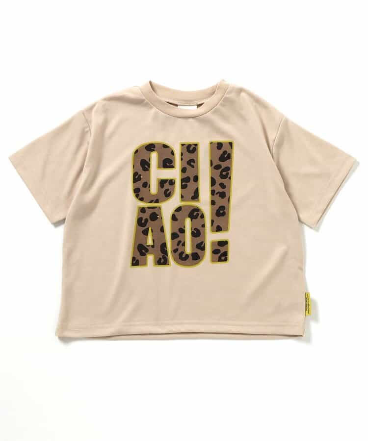 Japanese children's clothing BREEZE quick-drying water-absorbing printed tops 80-140cm boys'/girls' summer TOPS